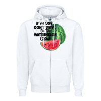 White Watermelon Crawl Zipper Hoodie - Bettercallsaul