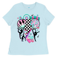 Baby Blue retro dance Ladies Tee - JahusDesignShop