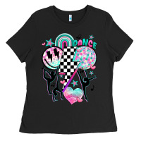 Black retro dance Ladies Tee - JahusDesignShop