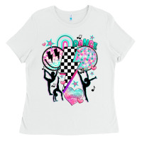 White retro dance Ladies Tee - JahusDesignShop