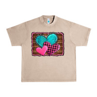 French Oak valentine's day hearts turquoise heart Urban Heavy Tee - AdoDesignShop