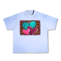 Grape Ice valentine's day hearts turquoise heart Urban Heavy Tee - AdoDesignShop