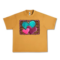 Peanut Butter valentine's day hearts turquoise heart Urban Heavy Tee - AdoDesignShop