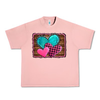 Valentine's Day Hearts Turquoise Heart Urban Heavy Tee | Teevron