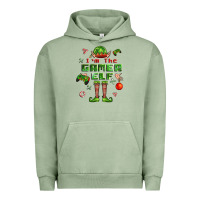 Pigment Oil Green im the gamer elf Urban Hoodie - FaDigitalArtStudio