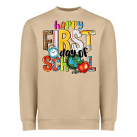 Mushroom happy first day of school Heavyweight Sweatshirt - NancyCooperArtShop