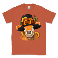 Copper Thanksgiving Cow Classic Tee - NancyCooperArtShop