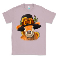Lilac Thanksgiving Cow Classic Tee - NancyCooperArtShop