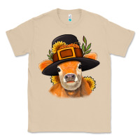 Mushroom Thanksgiving Cow Classic Tee - NancyCooperArtShop