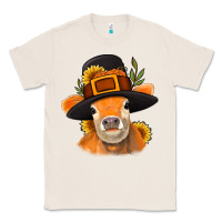 Natural Thanksgiving Cow Classic Tee - NancyCooperArtShop