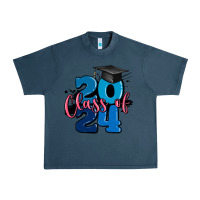 Midnight Navy class of 2024 Urban Heavy Tee - MaliasSmallBusiness