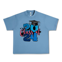 Pebble Blue class of 2024 Urban Heavy Tee - MaliasSmallBusiness