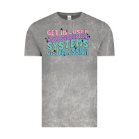 Cloud Rock get in loser we're disrupting systems of oppressio Vintage Tee - MaliasSmallBusiness