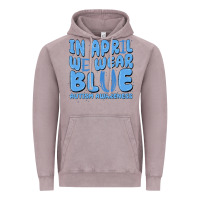 Vintage Zinc in april we wear blue autism awareness Vintage Hoodie - MaliasSmallBusiness
