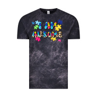 Cloud Black i am ausome Vintage Tee - JahusDesignShop