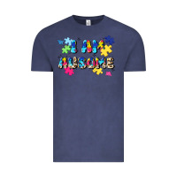 Vintage Denim i am ausome Vintage Tee - JahusDesignShop