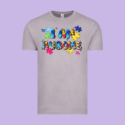 I Am Ausome Vintage Tee Designed By Jahusdesignshop