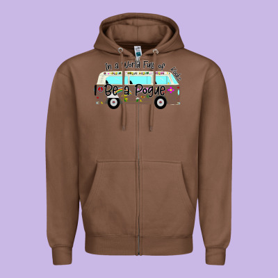 In A World Full Of Kooks Be A Pogue Zipper Hoodie Designed By Bettercallsaul
