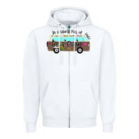 White In a World Full of Kooks Be a Pogue Zipper Hoodie - Bettercallsaul