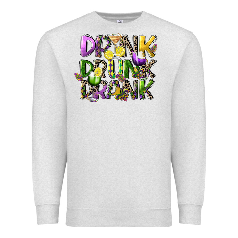 Drink Drunk Drank Premium Sweatshirt by CowGirlArtShop | Teevron