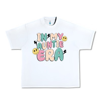 White in my auntie era Urban Heavy Tee - MaliasSmallBusiness