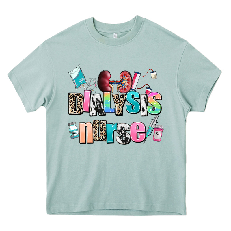 Dialysis Nurse Heavy Core Tee by AdoDesignShop | Teevron