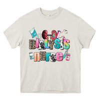 Cream dialysis nurse Heavy Core Tee - AdoDesignShop