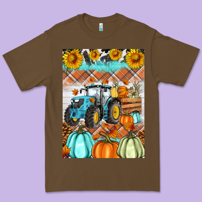 Fall Farm Tractor Air Freshener Premium Tee Designed By Artiststas