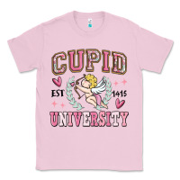 Bubblegum Pink cupid university Classic Tee - MaliasSmallBusiness