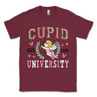 Burgundy cupid university Classic Tee - MaliasSmallBusiness