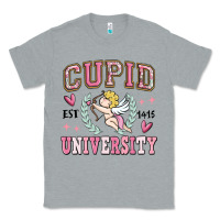 Heather Grey cupid university Classic Tee - MaliasSmallBusiness