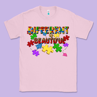 Different Is Beautiful Classic Tee Designed By Jahusdesignshop