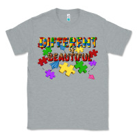 Heather Grey different is beautiful Classic Tee - JahusDesignShop