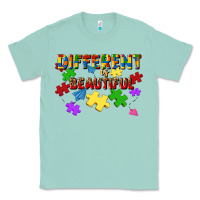 Seafoam different is beautiful Classic Tee - JahusDesignShop