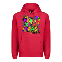 Cardinal louisiana map mardi gras Premium Hoodie - CowGirlArtShop