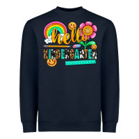 Navy hello kindergarten Heavyweight Sweatshirt - NancyCooperArtShop