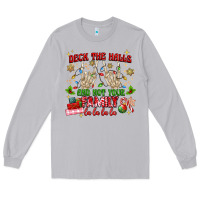 Moon Dust deck the halls and not your family Long Sleeve Tee - MaliasSmallBusiness