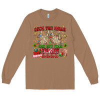 Toasted Coconut deck the halls and not your family Long Sleeve Tee - MaliasSmallBusiness