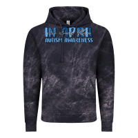 Cloud Black in april we wear blue autism awareness Vintage Hoodie - MaliasSmallBusiness