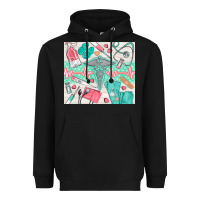 Black nurse medical equipment Heavyweight Hoodie - TumblerDesignByShophia