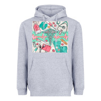 Heather Grey nurse medical equipment Heavyweight Hoodie - TumblerDesignByShophia