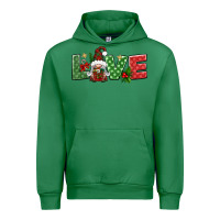 Emerald love christmas gnome Urban Hoodie - BundleAndBundleShop