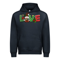 Navy love christmas gnome Urban Hoodie - BundleAndBundleShop
