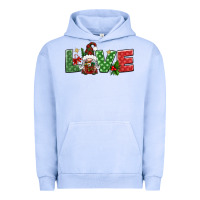 Pigment Grape Ice love christmas gnome Urban Hoodie - BundleAndBundleShop