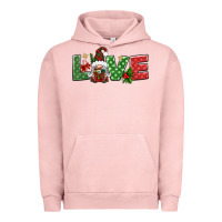 Pigment Salmon love christmas gnome Urban Hoodie - BundleAndBundleShop