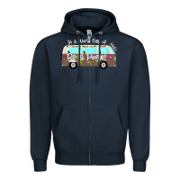 Navy In a World Full of Kooks Be a Pogue Zipper Hoodie - Bettercallsaul