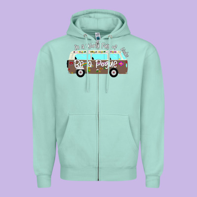 In A World Full Of Kooks Be A Pogue Zipper Hoodie Designed By Bettercallsaul