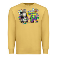Antique Gold respiratory therapist mardi gras Premium Sweatshirt - CowGirlArtShop