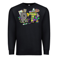 Black respiratory therapist mardi gras Premium Sweatshirt - CowGirlArtShop