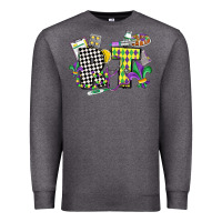 Charcoal Heather respiratory therapist mardi gras Premium Sweatshirt - CowGirlArtShop